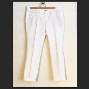 Old Navy women white high-waisted OGC Chino Pants